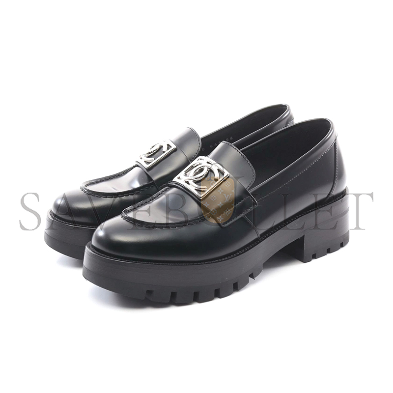 Ch*el cc leather loafers ‎g45156